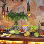 Frugt-bordet på Sarova Mara