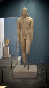 Den store kouros i Samos' arkæologiske museum